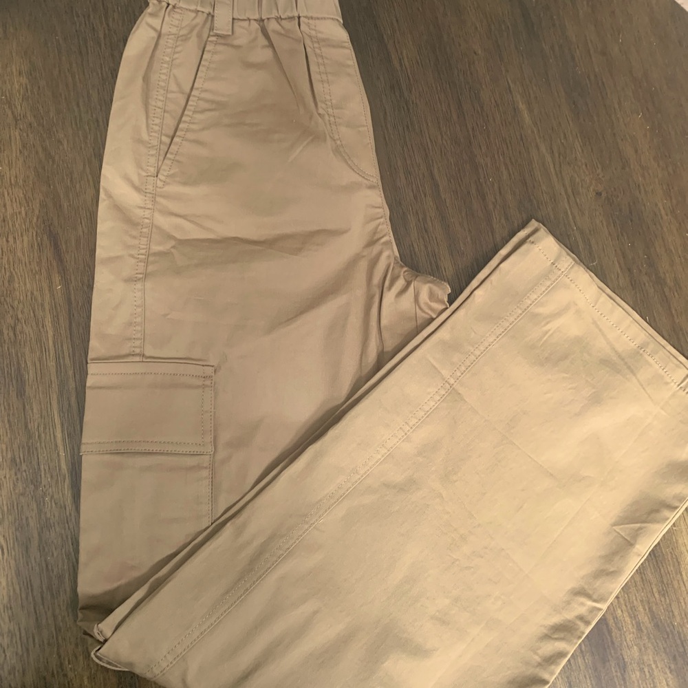 Mango Tan Cargo Pants